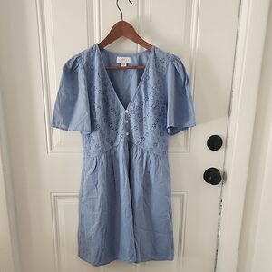 Ladies Velvet by GRAHAM & SPENCER Eyelet Dress